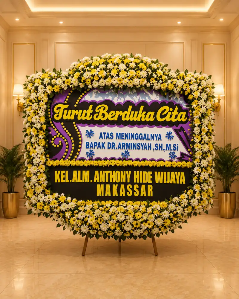 Bunga Papan Duka St. Borromeus Bandung 12