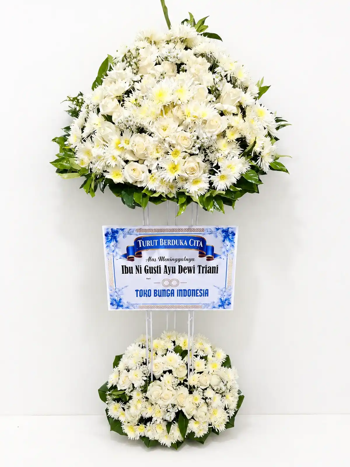 Toko Bunga Dekat Rumah Duka Kertha Semadi Denpasar untuk Karangan Bunga Duka Cita dan Standing Flower Rangkaian Bunga Belasungkawa Denpasar