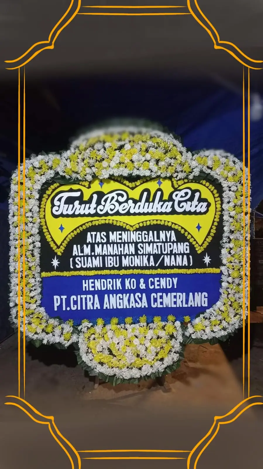 Toko Bunga Dukacita di Rumah Duka Husada Jakarta Pusat Terpercaya Rangkaian Bunga Papan Duka