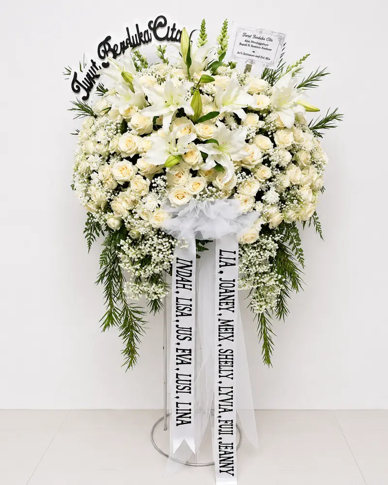 Toko Bunga Rumah Duka St Carolus Jakarta Standing Flower Duka Cita