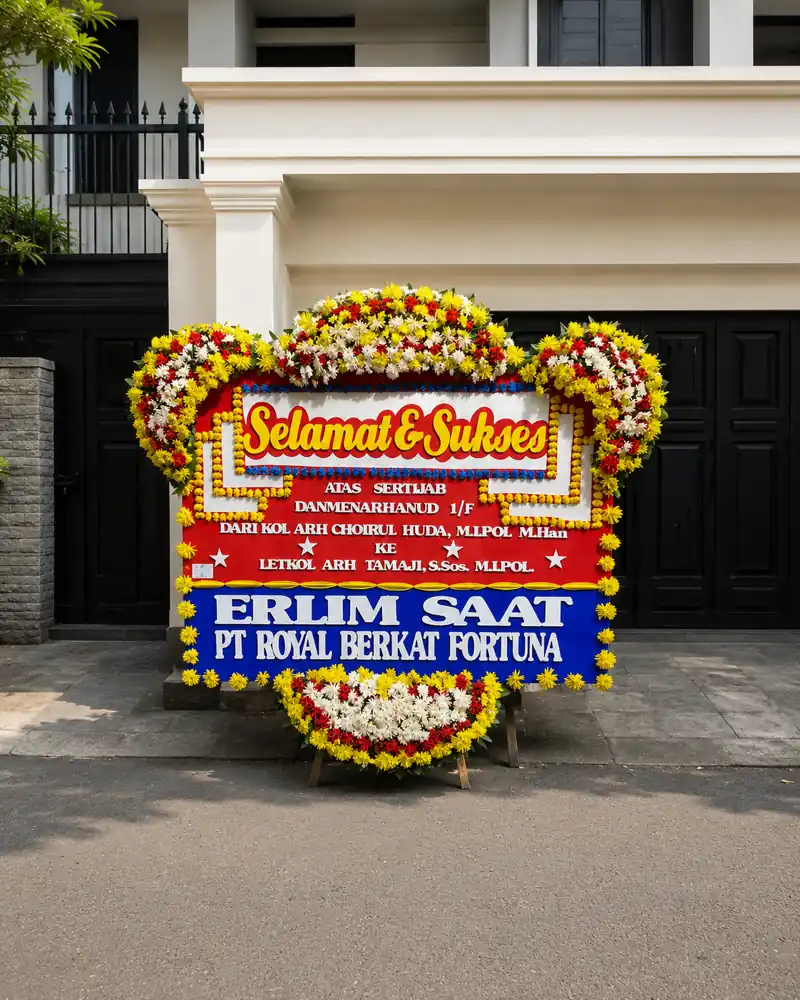 Toko Bunga Tanjung Barat Jakarta Selatan Bunga Papan Happy Wedding Tanjung Barat Jakarta Selatan 3