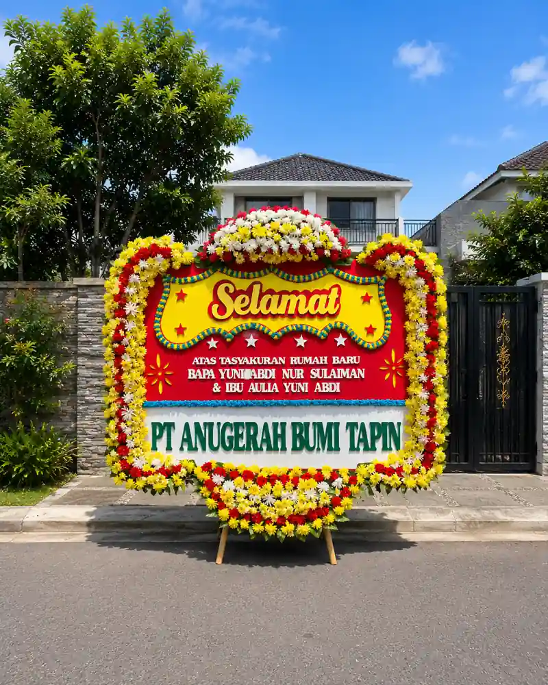 Toko Bunga Tanjung Barat Jakarta Selatan Bunga Papan Happy Wedding Tanjung Barat Jakarta Selatan 4